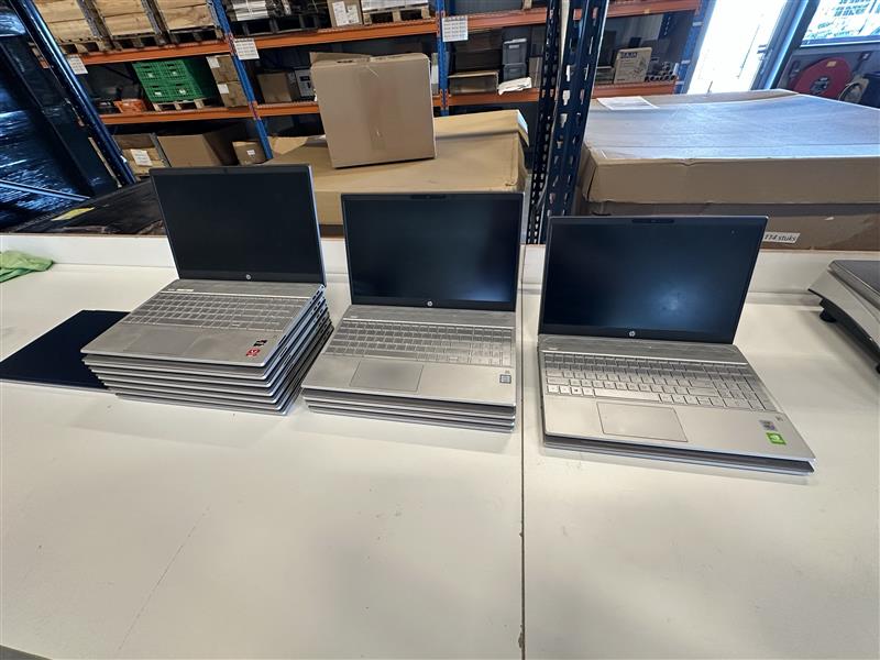24x Laptops – HP & Lenovo – Used